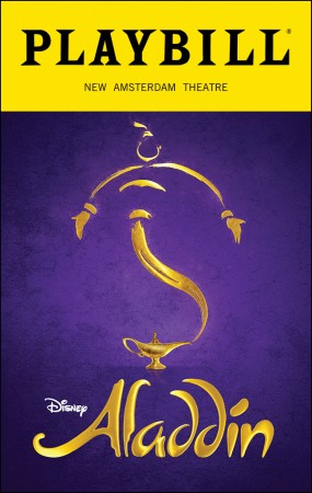 Aladdin Playbill - April 2018