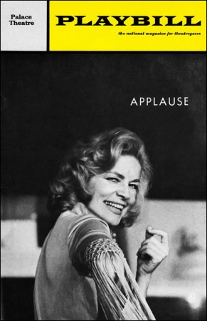 Applause Playbill - Sept 1970