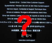 How to fix Xbox 360 error e64 or error code e 64